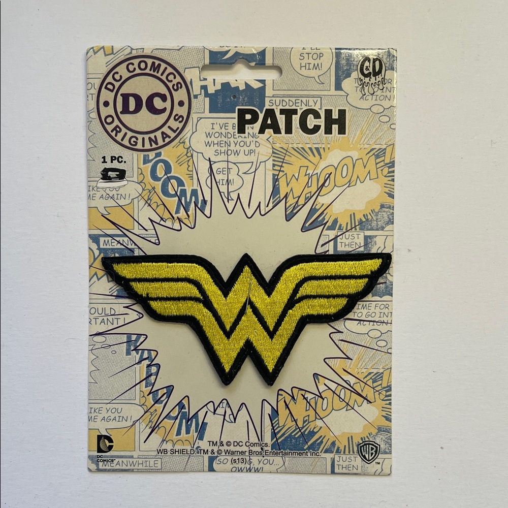 Wonder Woman Patch Iron-On DC Comics NWT
